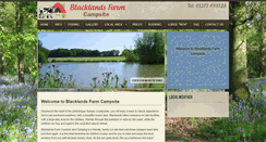 Desktop Screenshot of blacklandsfarm.co.uk
